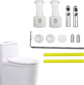 Rögzítőkészlet Wc-tálhoz és bidéhez Rögzítőcsavarok Komplett