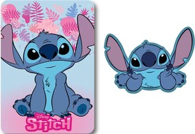 Disney Lilo és Stitch, A csillagkutya Paradise Belly polár takaró és forma párna szett