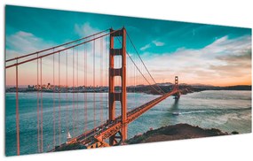 Kép - Golden Gate, San Francisco (120x50 cm)