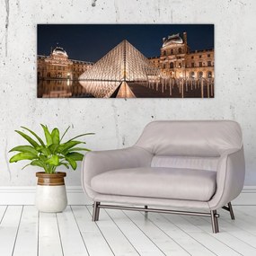 Kép - Louvre éjjel (120x50 cm)