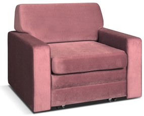 Szétnyitható fotel Antura (sötétrózsaszín). 1040833
