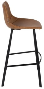 Franky 2 db-os barna bárszék szett, magasság 106 cm - Dutchbone