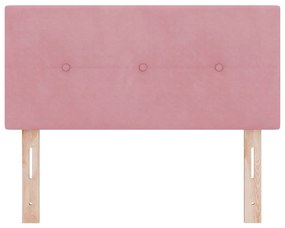 Fejtámla Gombos Rózsaszín 100 cm Bársony