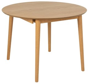 Asztal Oakland 973Tölgy, 75cm, Hosszabbíthatóság, Közepes sűrűségű farostlemez, Természetes fa furnér, Fa