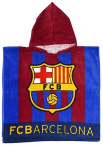 FC Barcelona strand törölköző poncsó 50x100 cm