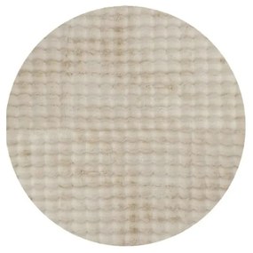 Bézs mosható kerek szőnyeg ø 80 cm Bubble Cream – Mila Home
