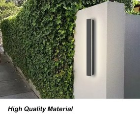 Brilagi - LED kültéri fali lámpa LINEAR LED/12W/230V 4000K IP65 antracit