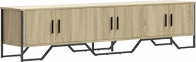 vidaXL sonoma tölgyszínű szerelt fa TV-szekrény 180 x 34 x 41 cm