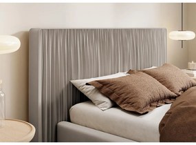 Franciaágy 160 cm Thala 160 (ágyráccsal) (tárolóhellyel) (bézs szürke + fekete). Akció -15%. 1099730