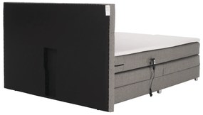Elektromos állítható ágy, boxspring, szürke, 160x200, MURKO NEW