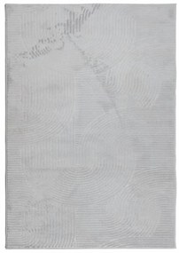 IZA szürke rövid szálú skandináv stílusú szőnyeg 140 x 200 cm