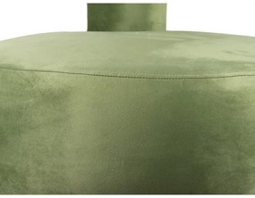 Világoszöld bársony fotel Abrazo – Leitmotiv