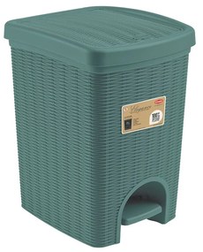 STEFANPLAST Hulladékgyűjtő 20 l, 31x27,5x39cm, zöld-szürke