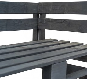 szürke fa kerti raklap sarokpad