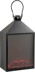 LED dekoráció lámpás COZY WARM 55x30 cm, fekete