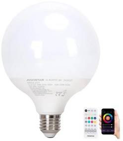 LED RGBW Dimmelhető izzó MESH G120 E27/4,9W/230V 2700-6500K + távirányító - Aigostar