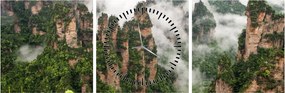 Kép - Zhangjiajie Nemzeti Park, Kína (órával) (90x30 cm)