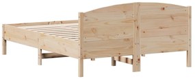 tömör fenyőfa ágy matrac nélkül 135 x 190 cm