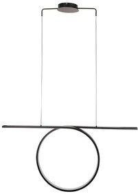 LED csillár kábelen ODETTA LED/42W/230V 4000K fekete