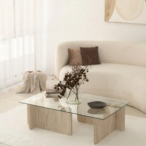 Escape Travertine dohányzóasztal