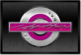 Poszterek keretben 60x40 Lila mintás Absztrakt