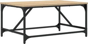 vidaXL sonoma tölgy színű szerelt fa dohányzóasztal 75 x 50 x 35 cm