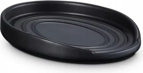 Le Creuset Kanáltartó állvány Ovális kő fekete matt