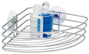 WENKO 18913100-Polc TURBO-LOC RUND acél 26,5x20 cm fényes króm