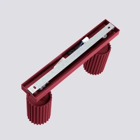 BRILAGI - LED spotlámpa CRESTO 2xGU10/10W/230V bordó