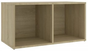 sonoma tölgy színű szerelt fa TV-szekrény 72 x 35 x 36,5 cm