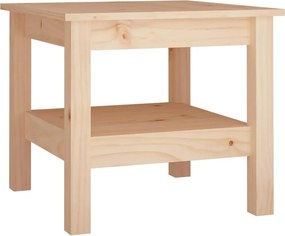 vidaXL tömör fenyőfa dohányzóasztal 45 x 45 x 40 cm