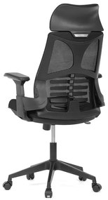 Fekete Hálós Irodai Szék, Hinta Mechanikával. KA-S247 BK