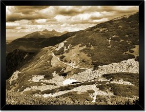 Poszterek keretben 40x30 Tátra Lengyel hegyek Kilátás