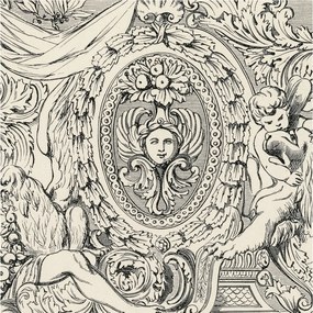 Fotótapéta Flizelin Design Divatos gazdagság díszek 250x250 Ragasztó