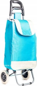 Bauerkraft gurulós bevásárlókocsi táska, világoskék