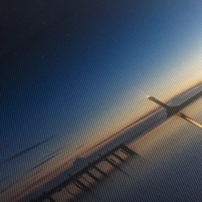 Egy világítótorony képe a távolban (120x50 cm)
