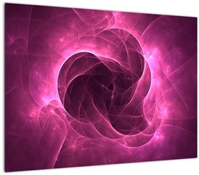 Modern rózsaszín absztrakció képe (70x50 cm)