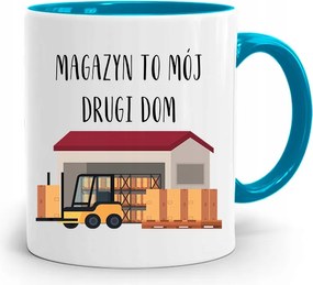 Kék Bögre Raktárosnak A Magazin Az Enyém, fényképes nyomattal