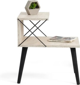 Cross - Black, Travertine