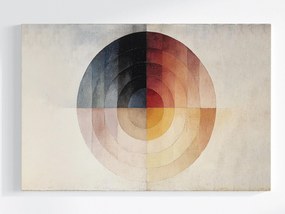 Vászonkép Canvas Grafika Absztrakt Bauhaus Kör Geometria 120x80