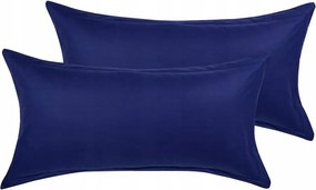 Párnahuzat Pamut 40x80 szett 2db Sötétkék