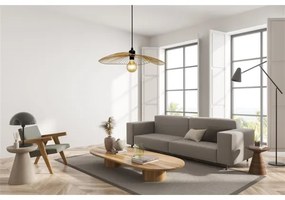 Searchlight 88550GO - Csillár zsinóron WAVE 1xE27/60W/230V arany