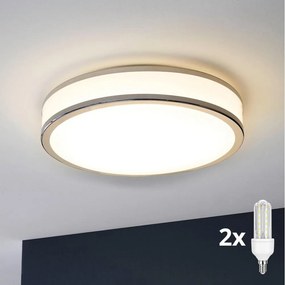 Eglo 31025 - LED fürdőszobai mennyezeti lámpatest PALERMO 2xE14/40W/230V IP44