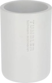 Stílusos Fehér fogkefetartó bögre fogkrém