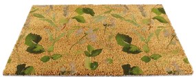 Kókuszrost lábtörlő 40x60 cm Watercolour Leaves – Artsy Doormats