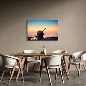 Kép - Hajótörést szenvedett hajó (90x60 cm)