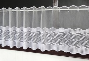 Mg Irigység Tifany fehér Batyst hímzés 40cm lengyel