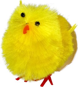 Csirke Csirke sárga héjú nagy húsvéti dekorációs 11cm