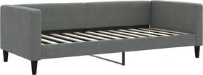 vidaXL sötétszürke szövet kanapéágy 90 x 200 cm