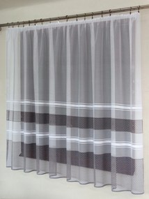 Mg Függöny 761/15 szürke 180x120cm Kész Szalaggal K